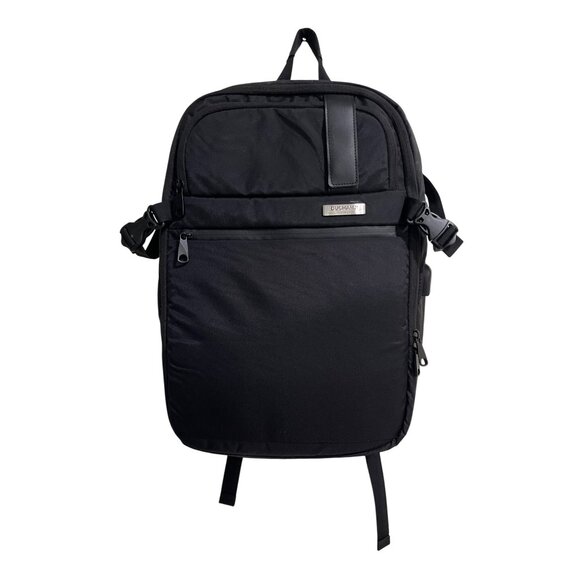 Duchamp Expandable Travel Backpack Suitcase Black Laptop Bag Carry-On - Picture 1 of 11